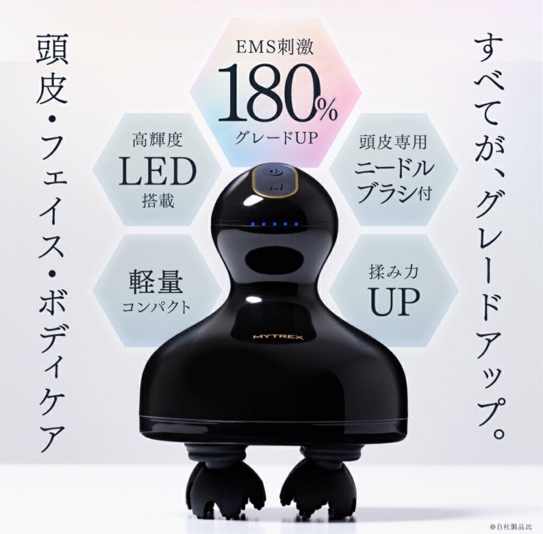 【⭐︎新作⭐︎】MYTREX EMS HEAD SPA PRO  MT-EHP22B MYTREX EMS Head Spa Pro MT-EHP22B Electric Scalp Massage