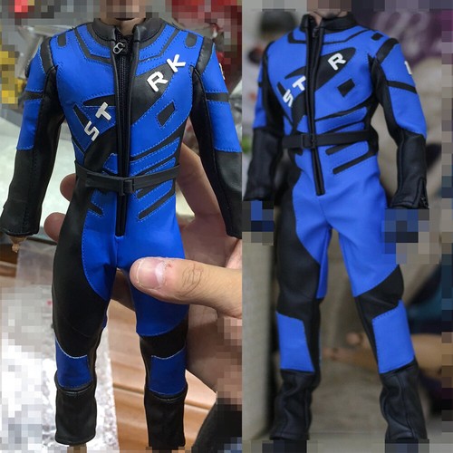 DJ_Custom Tony Stark Race Suite 1/6 Clothes Set Figure Accessory DJ-012