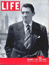 LIFE MAGAZINE December 1, 1947 Gregory Peck 100% Complete