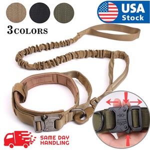 Tactical-K9-Dog-Training-Collar-Leash-with-Metal-Buckle-for-L-Dog-Heavy-Duty