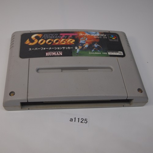 A1125 Super Formation Soccer 2 Football SNES Nintendo Super Famicom SFC ...