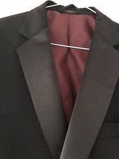 Dinner Jacket, Black, Marks  Spencer chest 40" Single Breasted,  Satin reveres