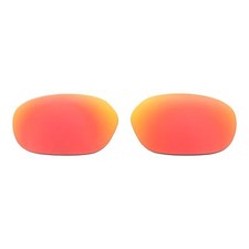 Walleva Fire Red Polarized Replacement Lenses For Ray-Ban RB2016 Daddy-O 59mm