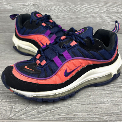 Nike Air Max 98 GS 'Blue Ember' Youth Shoe Size 6Y Women's 7.5 | BV4872 401