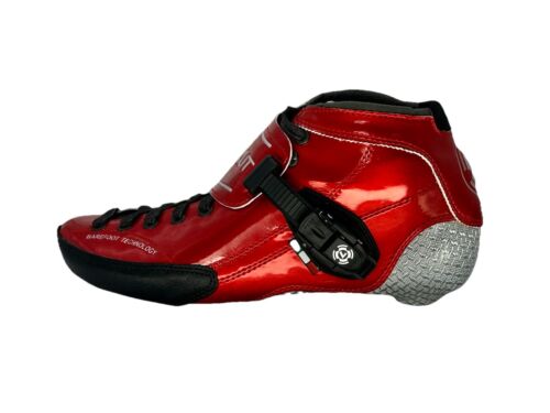 REDUZIERT Luigino Strut Inline Speed Boot Only Größe 9/41 RAR Silber Fiberglas - Bild 2 von 5