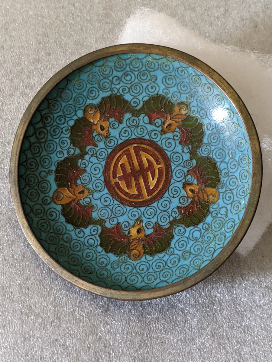 中国景泰蓝在中国古董盘子| eBay