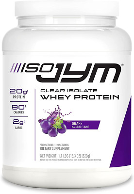JYM Supplement Science Iso JYM Grape, 90 Calories, 20 Servings