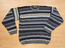 VINTAGE 90'S SCANDIA ACRYLIC KNIT MEN'S SWEATER SIZE MEDIUM MADE IN USA