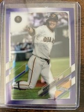 2021 Topps Chrome NPB Yoshiyuki Kamei Purple Refactor /299 Card #109 Giants