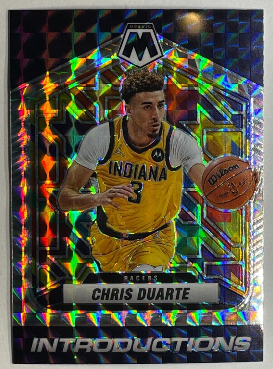 CHRIS DUARTE - Silver Mosaic Prizm Introductions  2021-22 Panini Mosaic #10