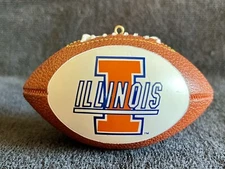Topperscot NCAA University Of Illinois Fighting Illini Football Ornament