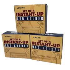 3 Sets Of 4 Instant-Up JOBAR'S Curtain Rod Holder Door Window JT1851 NEW Unopen