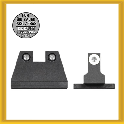 Night Fision Tritium Suppressor Height Sight for Sig P320/P365