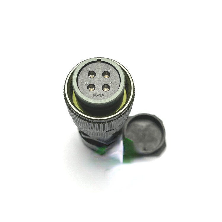 1pc    4-pin Aviation Plug MS3106E 18-10S Straight Plug MS3106A 18-10S