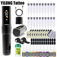 Tattoo Kit Professional Coreless Motor Slim Tattoo Machine Eyebrow Pen F10
