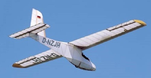 ULF-1 EEL Germany Glider ULF1 Airplane Wood Model Replica Large Free ...