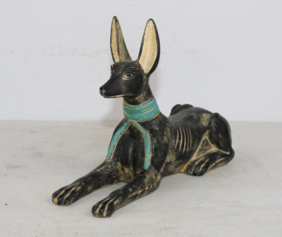 EGYCOM PHARAONIC ANCIENT EGYPTIAN ANUBIS Set Statue (YT)