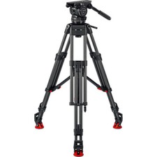 Sachtler CF 100 ENG HD 2CF Mid-Level Tripod System with Cine 20 Fluid Head 1983