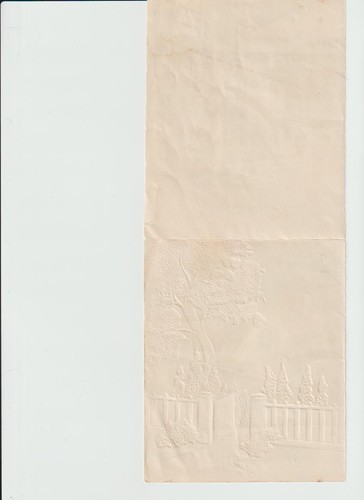 Vintage Muttertag Grußkarte Landhaus innen leer - Bild 3 von 3