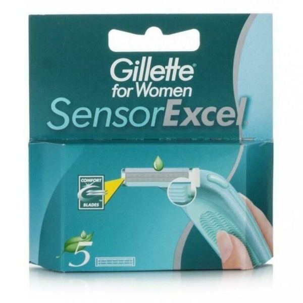 Бритвенные кассеты Gillette Sensor exc.жен 5шт (3014260225582)