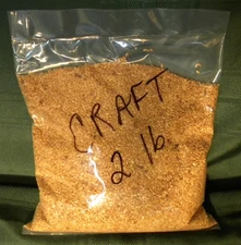  2 lb. bags Purity Seeds golden flax seed, linseed - craft for heat/cold packs