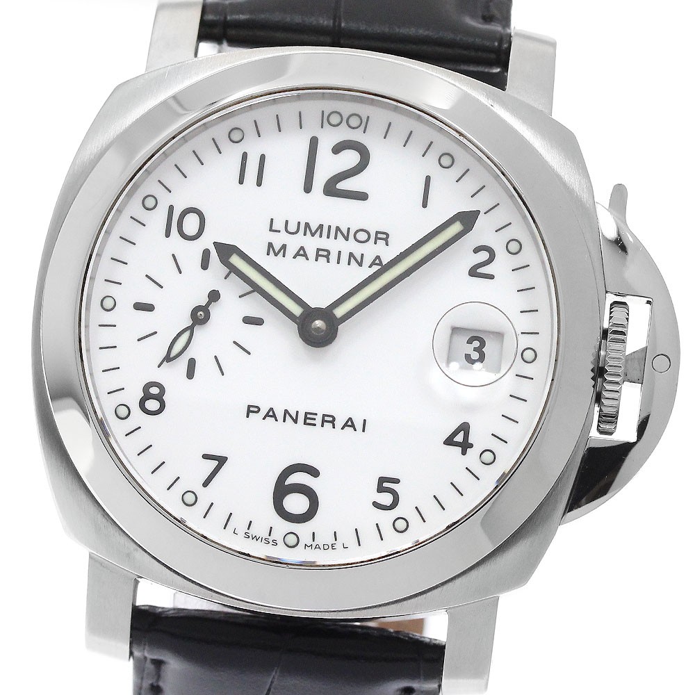 PANERAI Luminor Marina PAM00049 Small Second Date Automatic Men's Watch_982309
