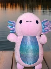 Squishmallows Kellytoy Plush Hug Mees Monica the Axolotl 10" New