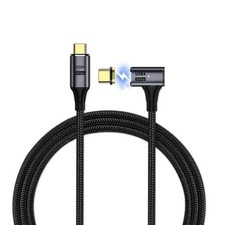 2m PD100W 8K USB4.0 Type-C Male To Male Magnetism Data Cable Fast Charging Cable