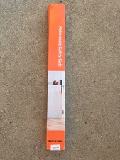 1 Black Retractable Mesh Baby Gate, 33" Tall, Extends to 59" Wide, for Doorways