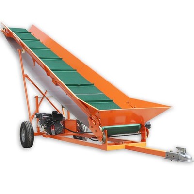 Firewood Conveyor 6.5HP 208cc Gasoline Powered 19.7'' Width Belt Wood Conveyor