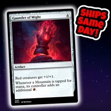 Gauntlet Of Might - Custom Art Magic: The Gathering Playtest Card - Commander