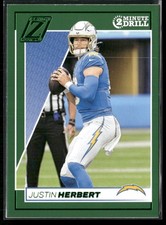 2024 Panini Zenith #54 Justin Herbert Two Minute Drill