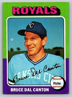 1975 Topps - #472 Bruce Dal Canton | Kansas City Royals VG