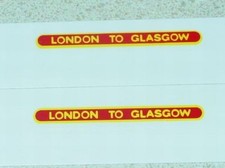 Pair Matchbox 21B Long Distance Coach Stickers MB-21B