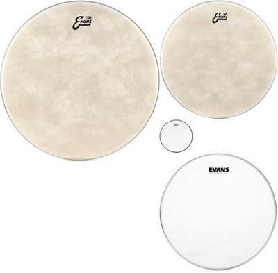 Evans BD20GB4CT + Evans BD22GB4CT + Evans S14H30 + Remo SA-0114-00- Value B