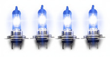 4 x H7 12V 55W Xenon Super Star ECHTE 8500K Birne Halogen blau beschichtet  WOW