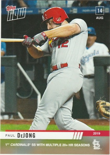 2019 Topps Now 686 Paul DeJong