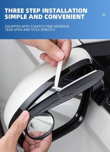 2X Accesorios Espejo Retrovisor Lateral Lluvia Cejas Protector Parasol para Land Rover - Imagen 11 de 14