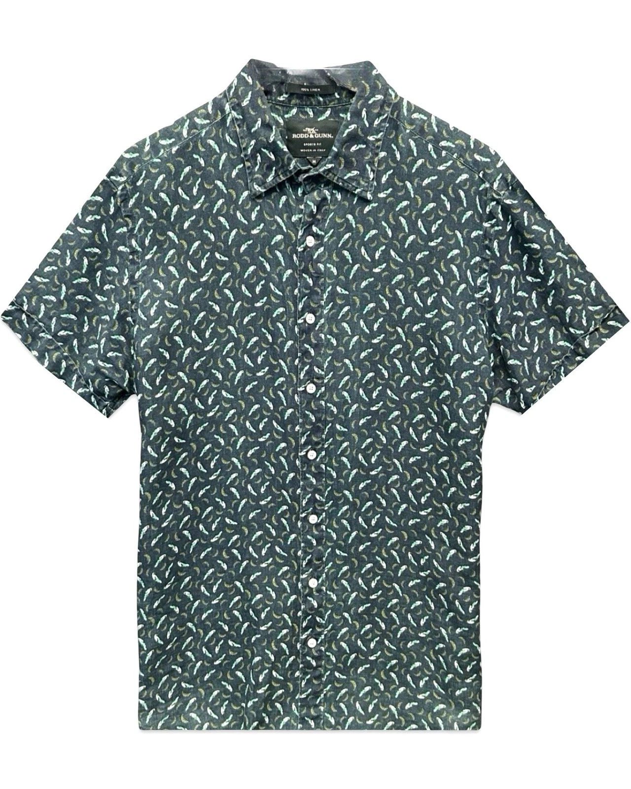 Rodd & Gunn Short Sleeve Linen Shirt All Over Print