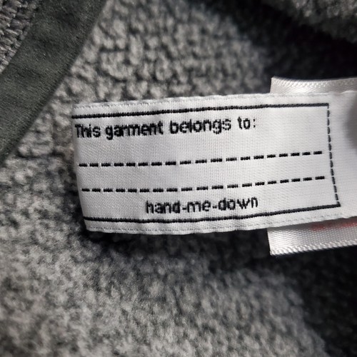 Patagonia Better Sweater Boys Small 8 Gray Jacket Kid Fleece 1/4 Zip Neck Stripe - Picture 17 of 17