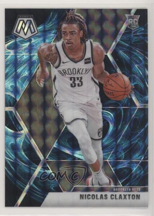2019 Panini Mosaic Rookies Genesis Prizm Nic Claxton Nicolas #236 Rookie RC ub2