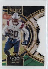 2023 Panini Select Premier Level Black & Green Prizm Die-Cut Kayshon Boutte 1fa4