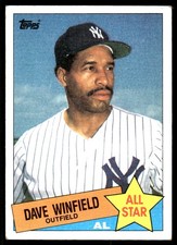 Dave Winfield 1985 Topps #705 Yankees MLB READ FREE SHIPPING AutographDen