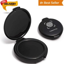 1 Pack Thumbprint Fingerprint Ink Pad Stamp Pad for Notary Supplies Black Stamp