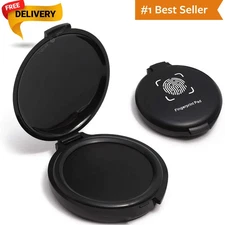 1 Pack Thumbprint Fingerprint Ink Pad Stamp Pad for Notary Supplies Black Stamp