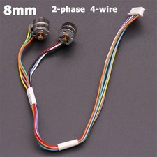8mm Micro Mini 2-phase 4-wire Stepper Motors Stepping Motor 0.2 Mod 9T Gear