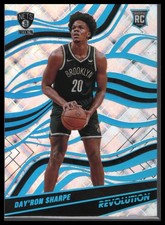 2021-22 Panini Revolution Day'Ron Sharpe Cosmic Rookie /99 #122 Brooklyn Nets