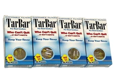 TarBar Cigarette Filters – 4 Boxes (128 Filters) Disposable Stop Tar/Nicotine