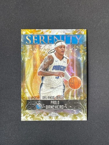 2025 Topps Chrome Paolo Banchero Refractors Gold (RAW)