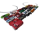 VTG Die Cast Hot Wheels, Matchbox Lot 146 Pieces, Carry Cases